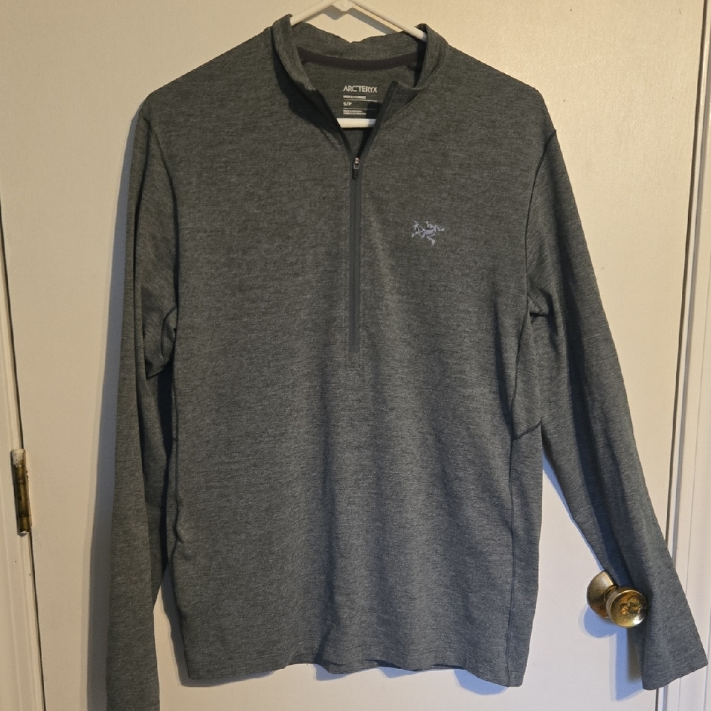 Arc'teryx Charcoal Half-Zip Top